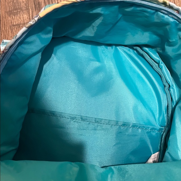 Posh Peanut Disney Princess Floral Blue Kids Backpack - Picture 6 of 12